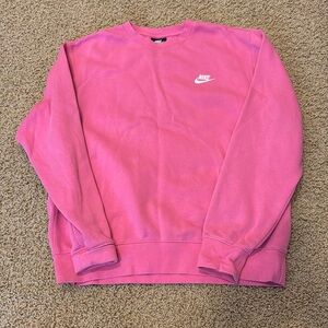 Pink Nike Crewneck